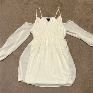 HOMAGE Cream Mini Dress